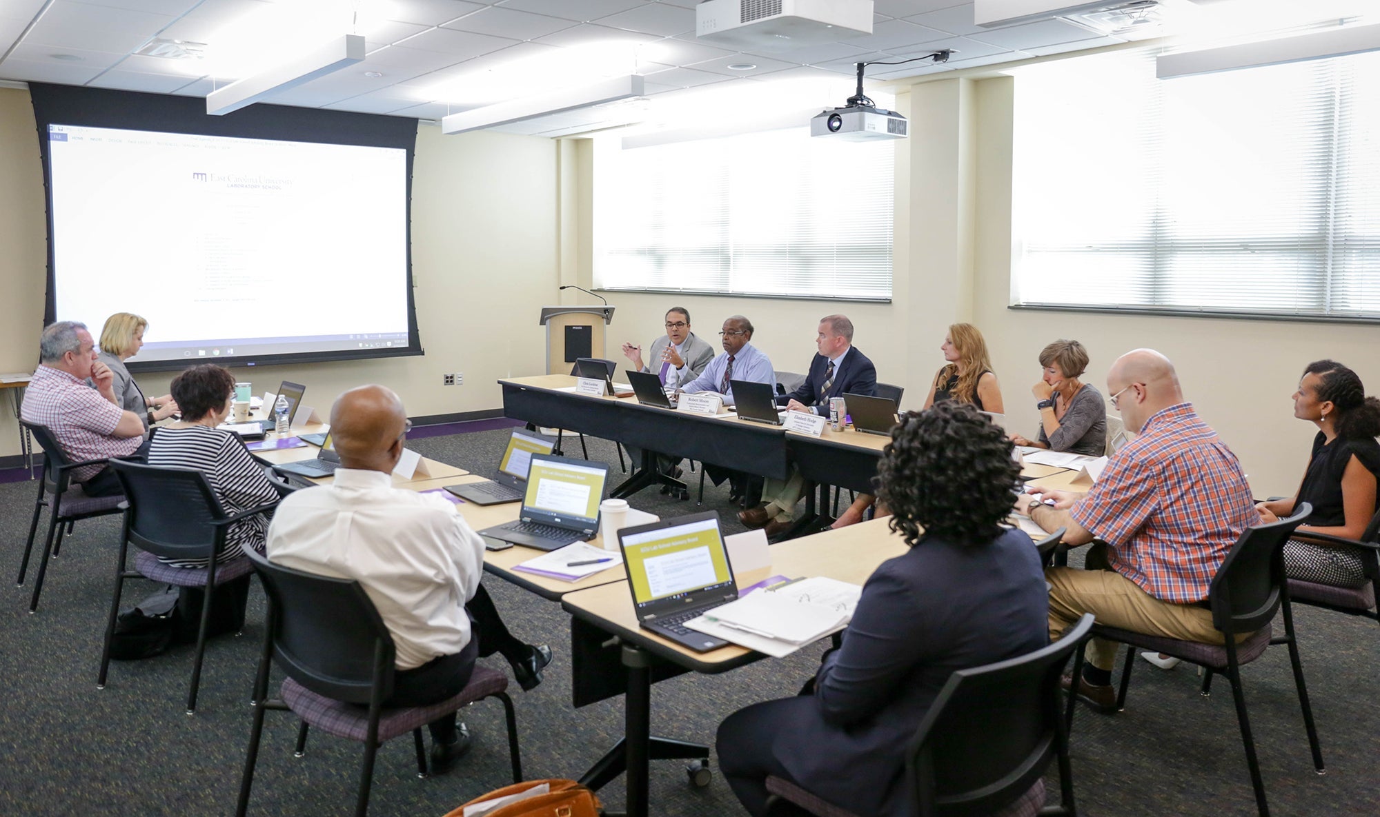 The ECU Lab School Advisory Council held its inaugural meeting Thursday, Aug. 10.