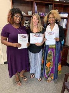 Drs. Janeé Avent Harris, Allison Crowe, and Loni Crumb